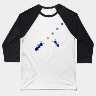 Rainbow ants Baseball T-Shirt